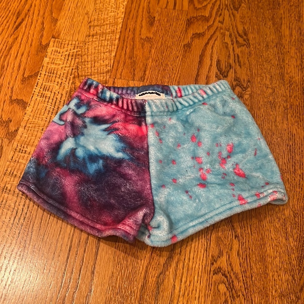 Penelope Wildberry Girl’s Blue and Pink Pajama Shorts Size 7/8